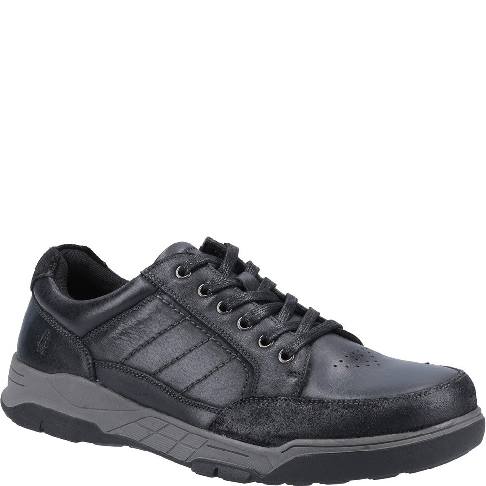 Mens Classic Lace Shoes Black Hush Puppies Finley Shoe