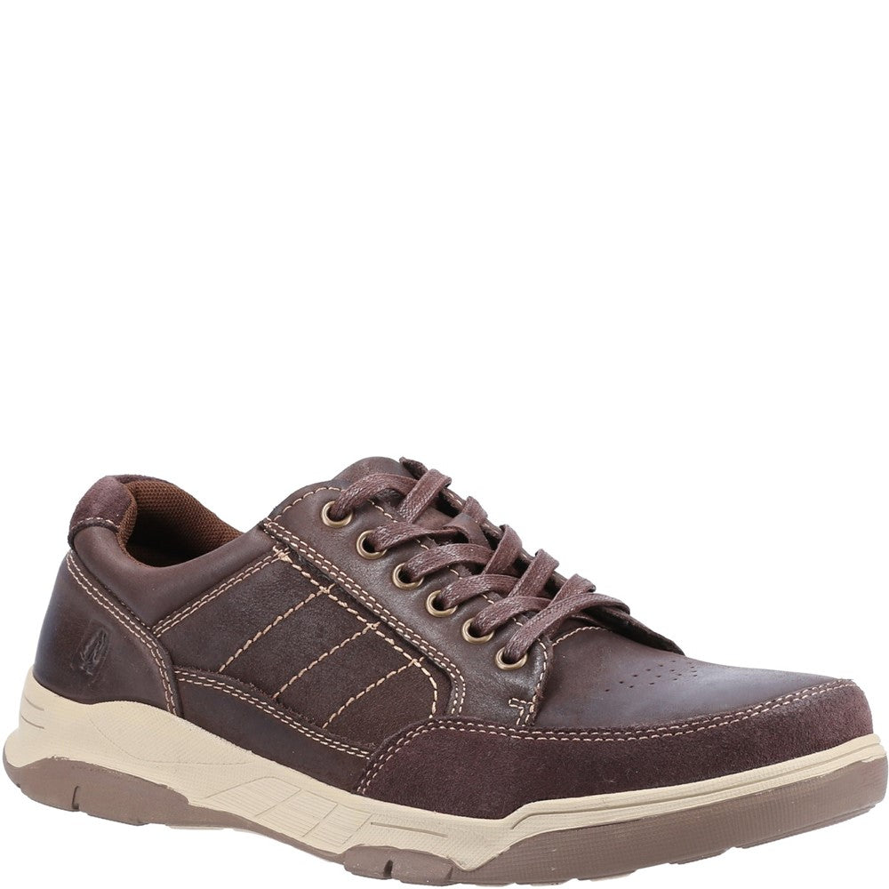 Mens Classic Lace Shoes Brown Hush Puppies Finley Shoe