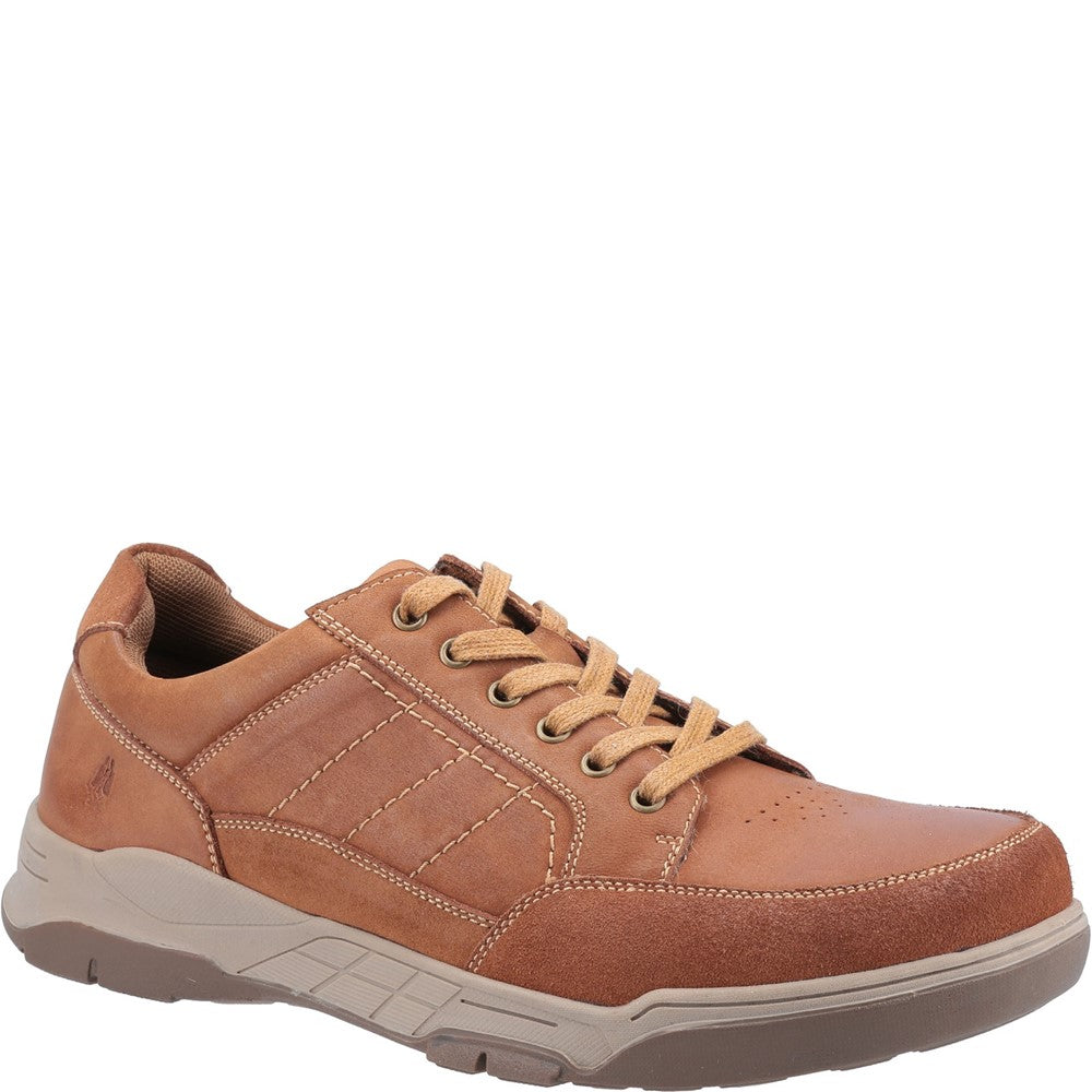 Mens Classic Lace Shoes Tan Hush Puppies Finley Shoe
