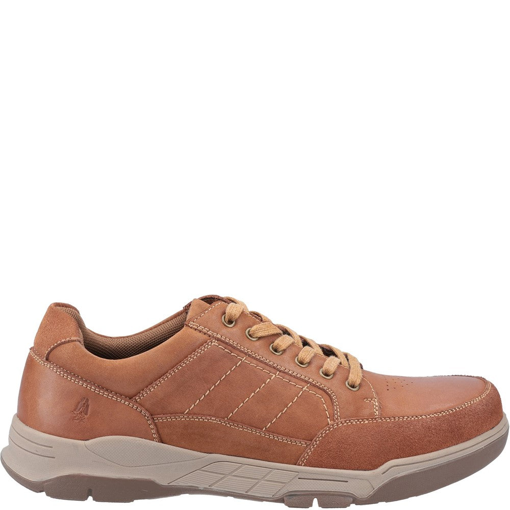 Mens Classic Lace Shoes Tan Hush Puppies Finley Shoe