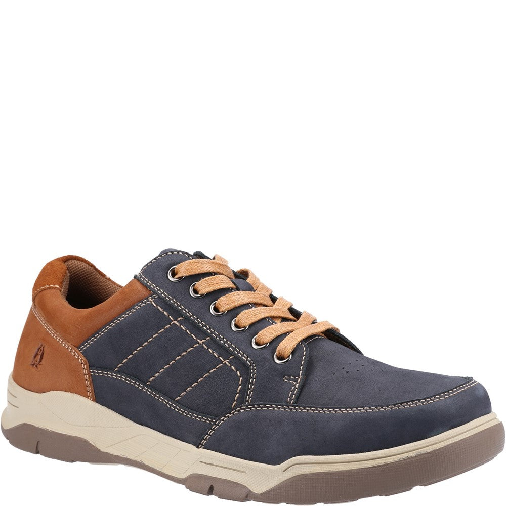 Mens Classic Lace Shoes Navy Hush Puppies Finley Shoe
