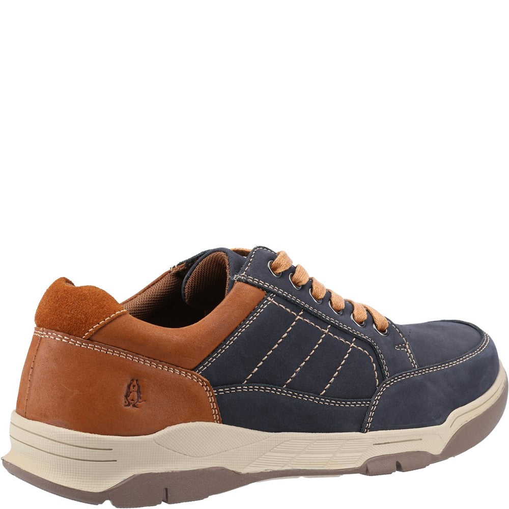 Mens Classic Lace Shoes Navy Hush Puppies Finley Shoe