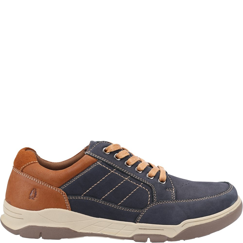 Mens Classic Lace Shoes Navy Hush Puppies Finley Shoe