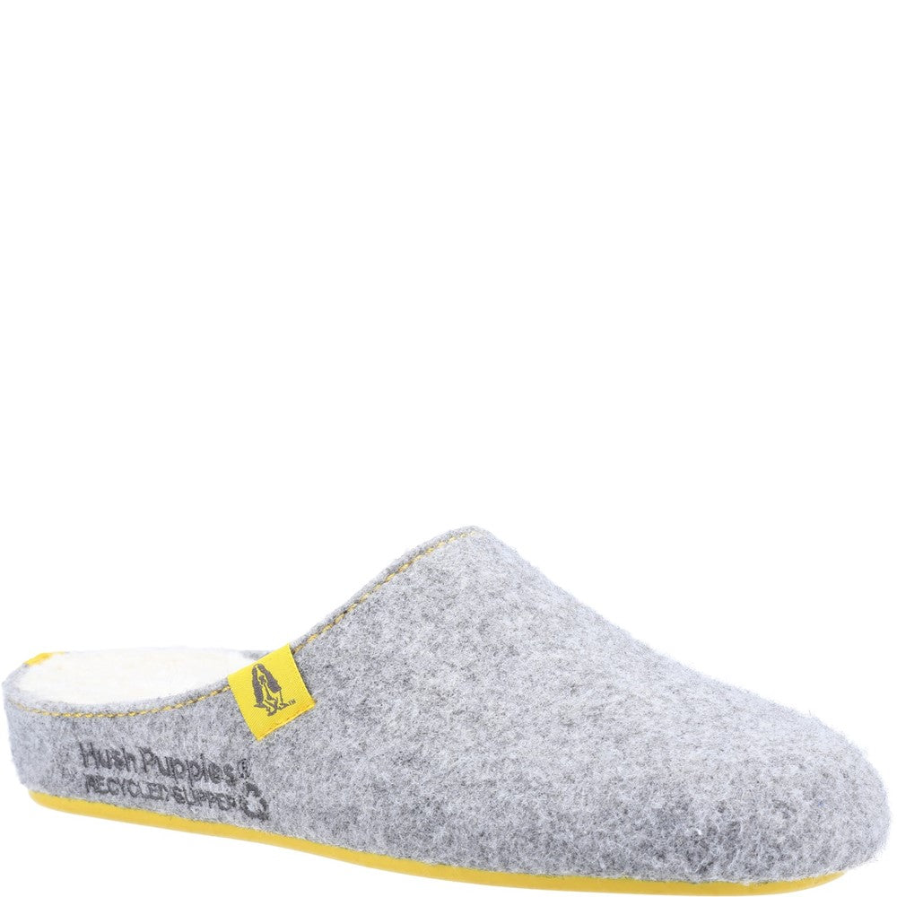 Grey Yellow Good Slippers