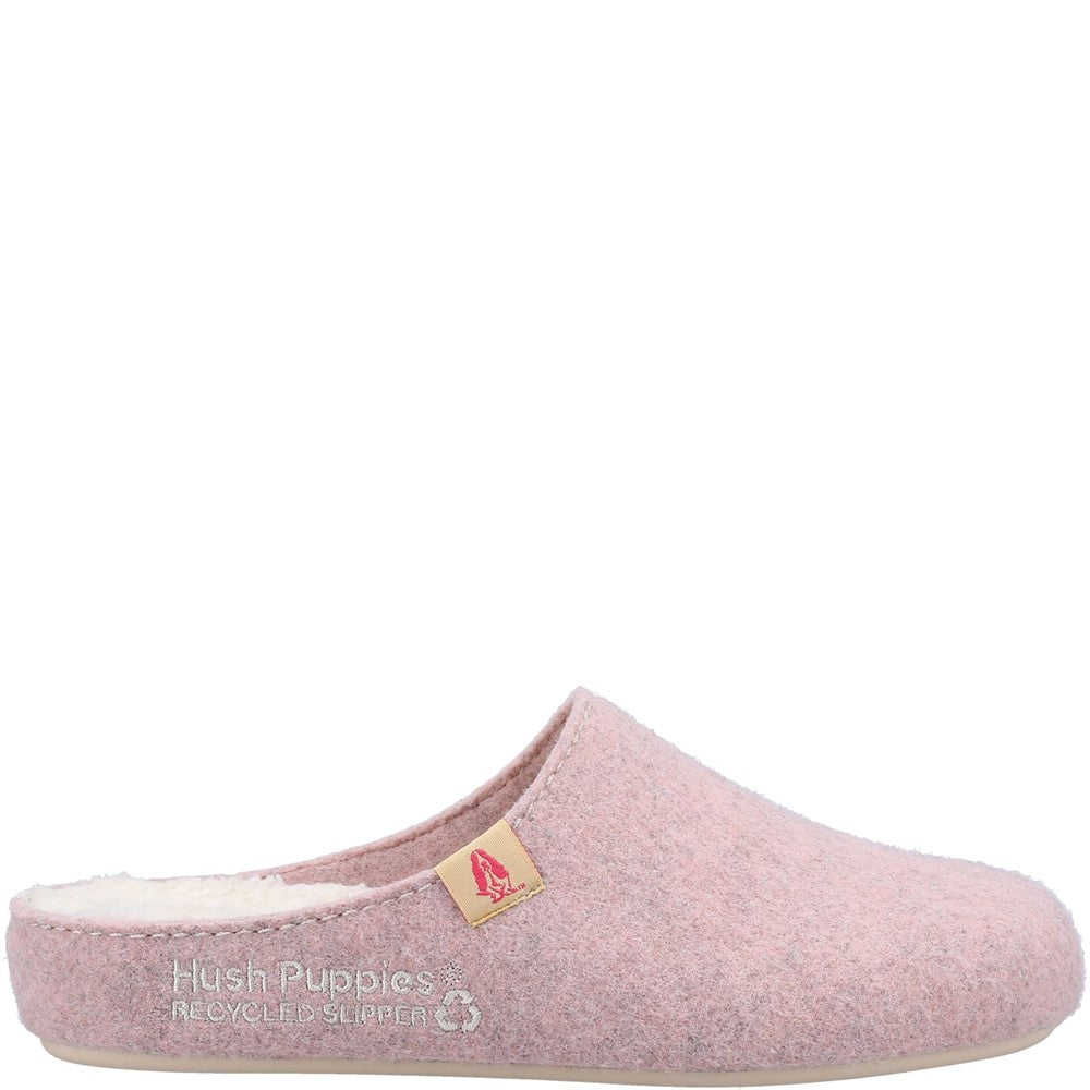 Classic Ladies Slippers Pink Hush Puppies The Good Slipper
