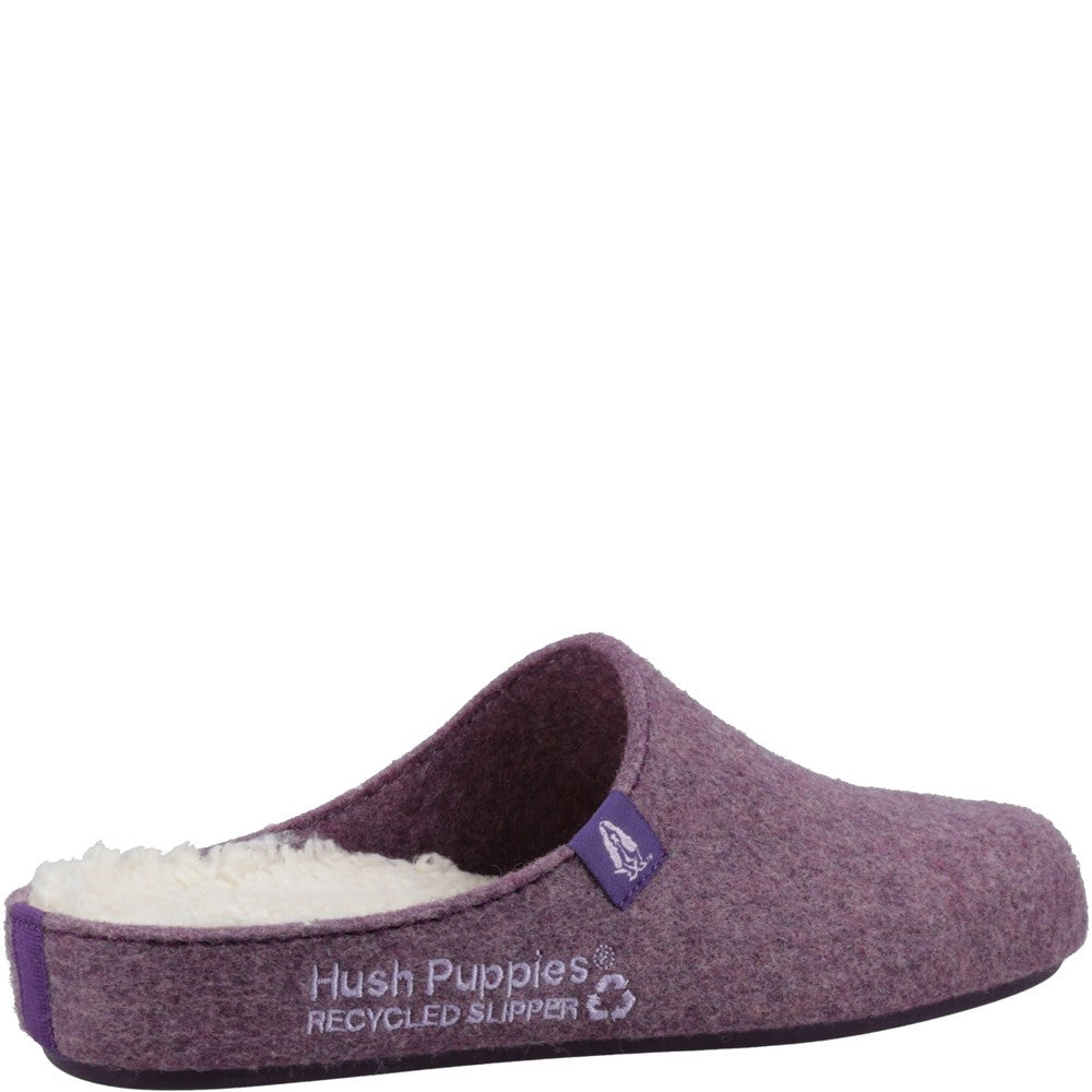 Classic Ladies Slippers Purple Hush Puppies The Good Slipper