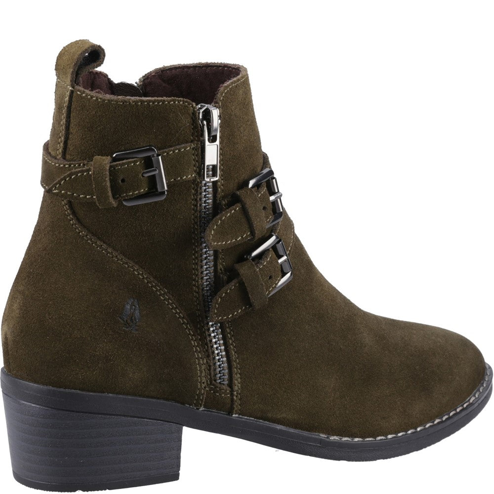 Ladies Ankle Boots Khaki Hush Puppies Jenna Ankle Boot