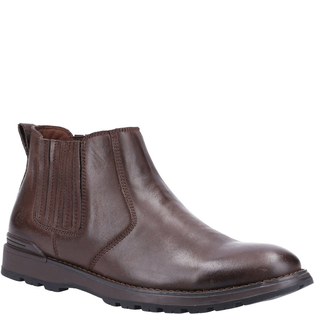 Mens Boots Brown Hush Puppies Gary Chelsea Boot
