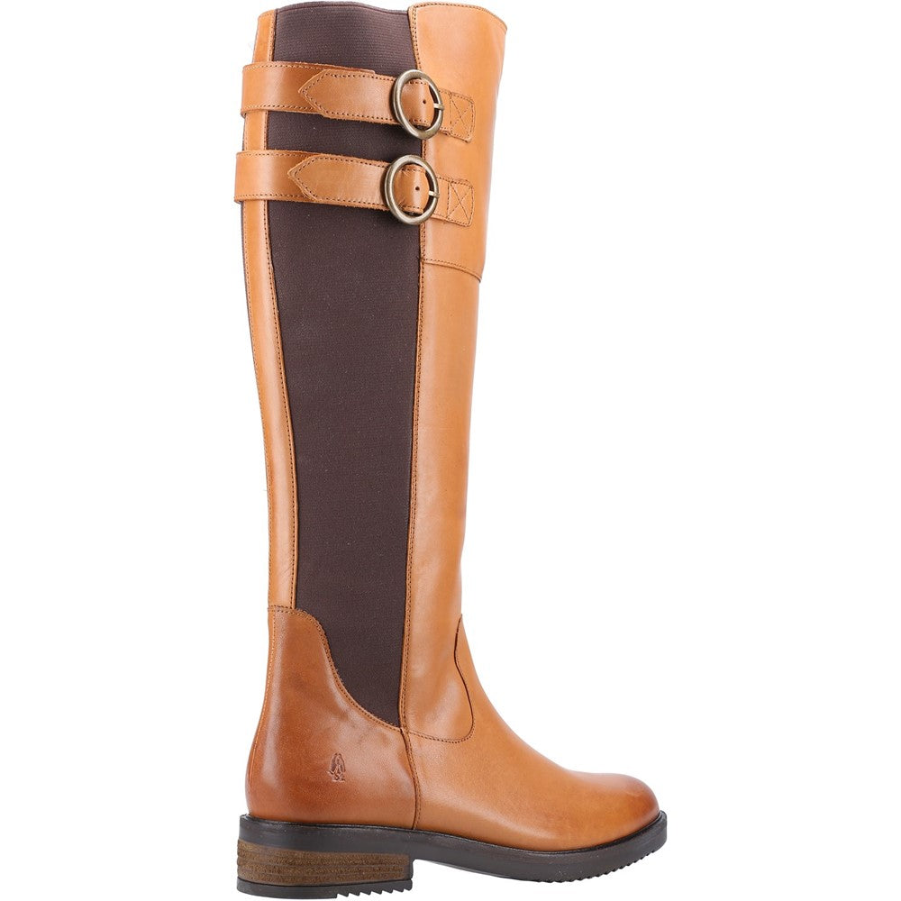 Ladies Long Boots Brown Hush Puppies Carla Calf Boot