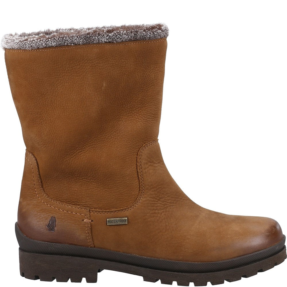 Ladies Ankle Boots Camel Hush Puppies Alice Mid Boot
