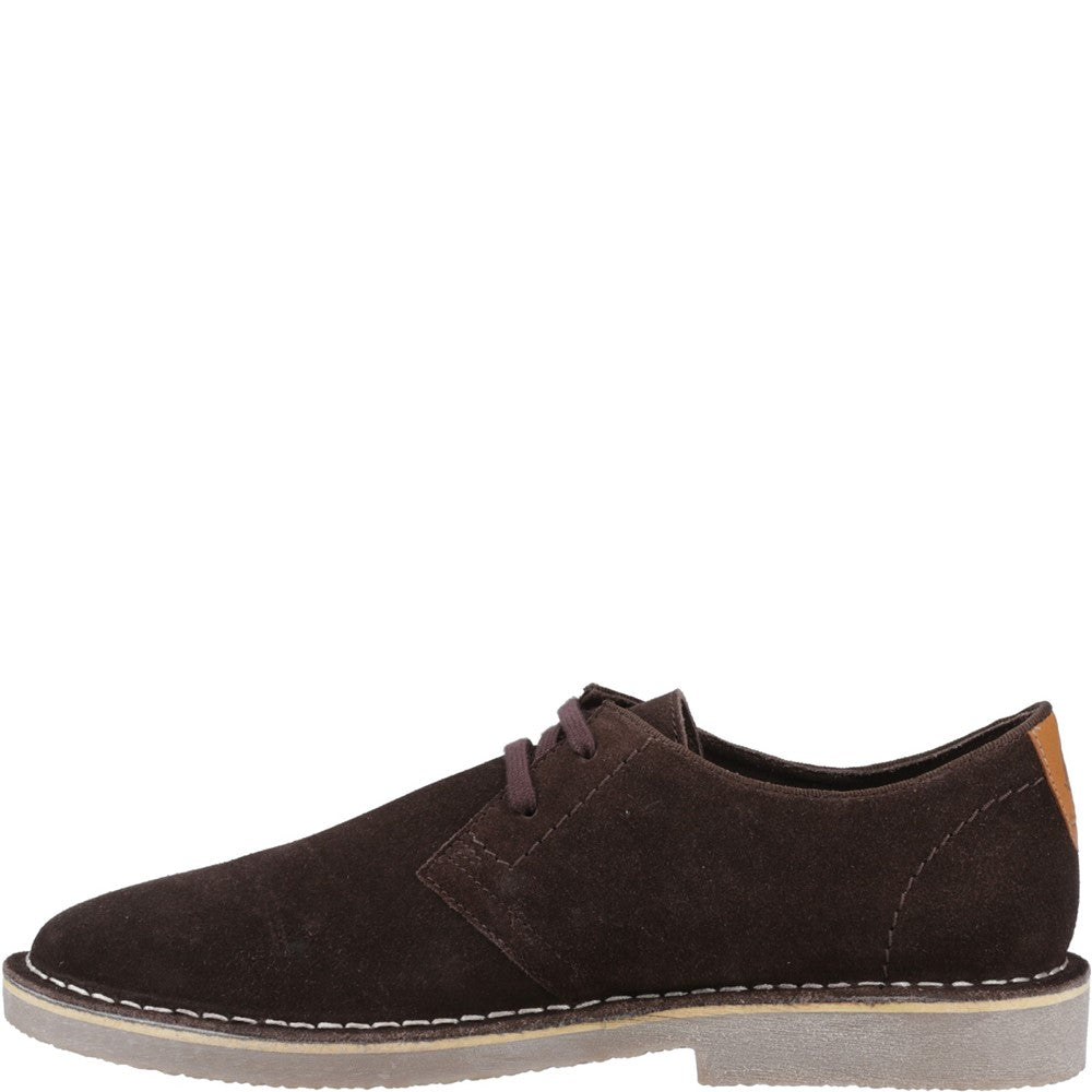 Lace Mens Summer Chocolate Hush Puppies Scout Shoe