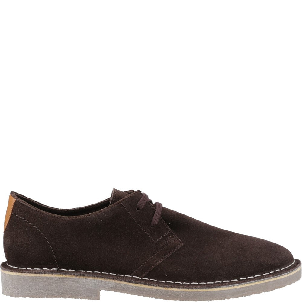 Lace Mens Summer Chocolate Hush Puppies Scout Shoe