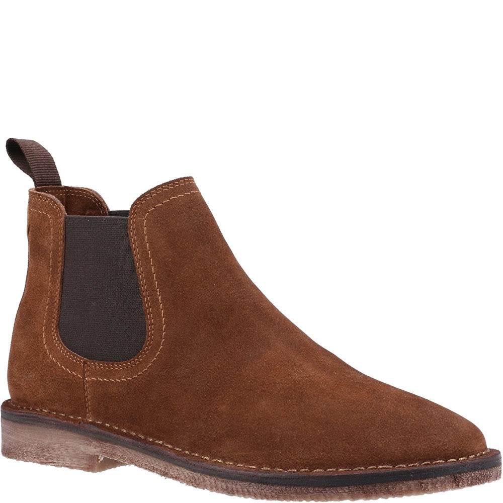 Mens Boots Tan Hush Puppies Shaun Chelsea