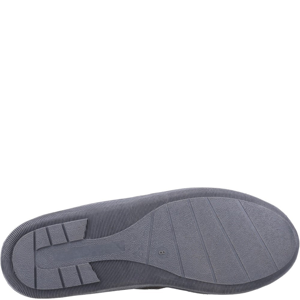 Classic Mens Slippers Grey Hush Puppies Ashton Slipper