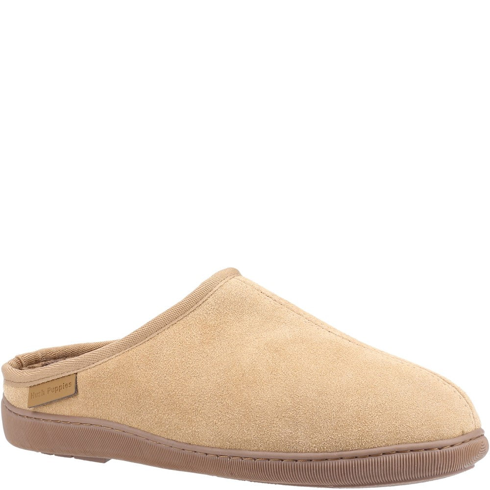 Classic Mens Slippers Tan Hush Puppies Ashton Slipper