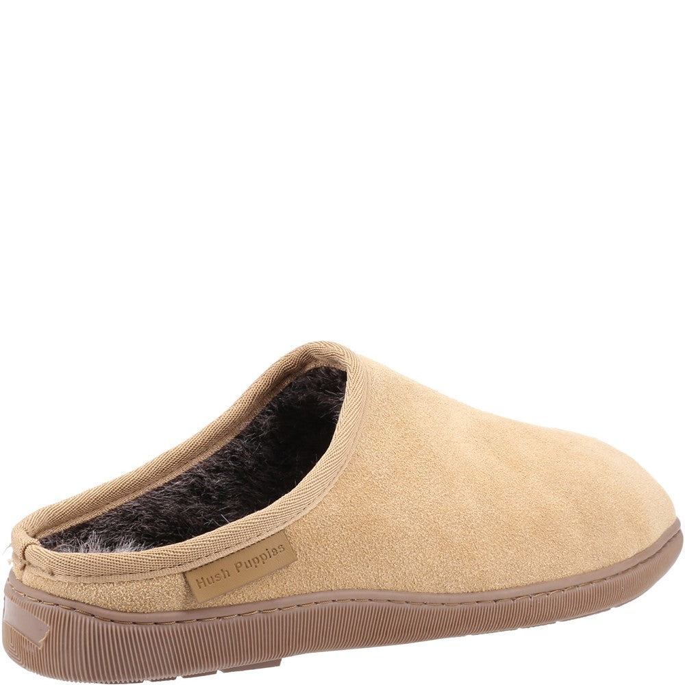 Classic Mens Slippers Tan Hush Puppies Ashton Slipper