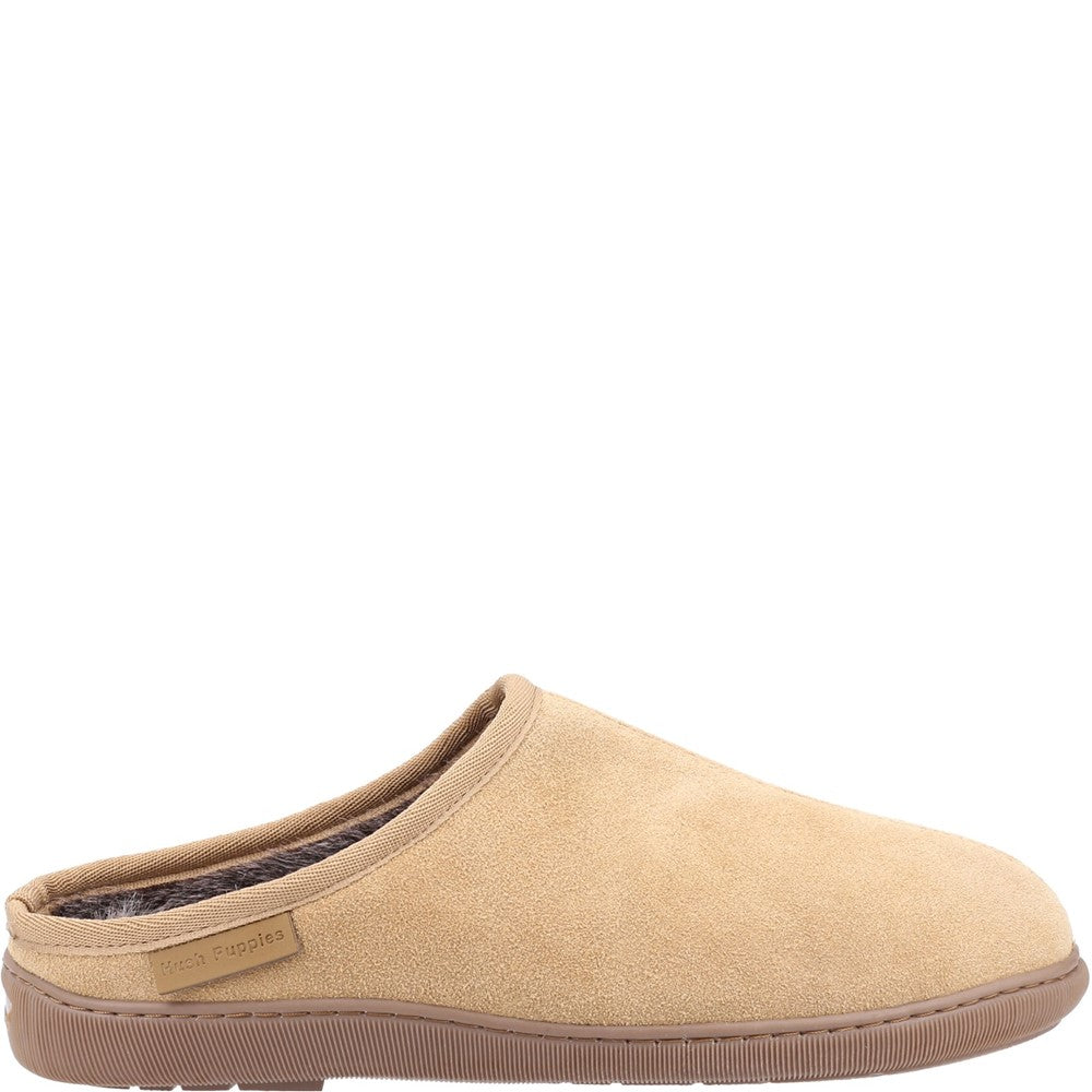 Classic Mens Slippers Tan Hush Puppies Ashton Slipper