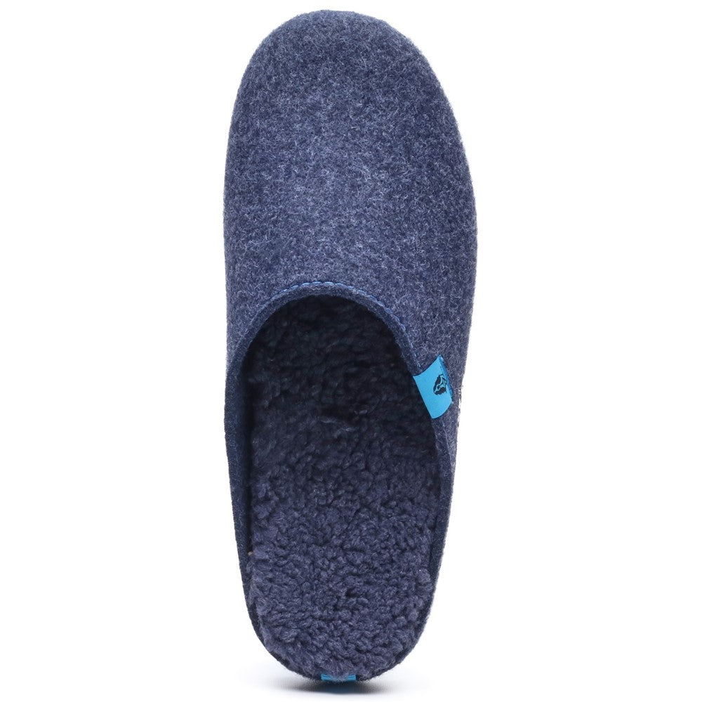 Classic Mens Slippers Navy/Black Hush Puppies The Good Slipper