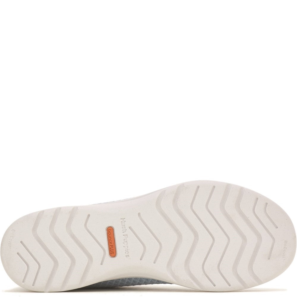 Ladies Sports Blue Hush Puppies Good Shoe Lace