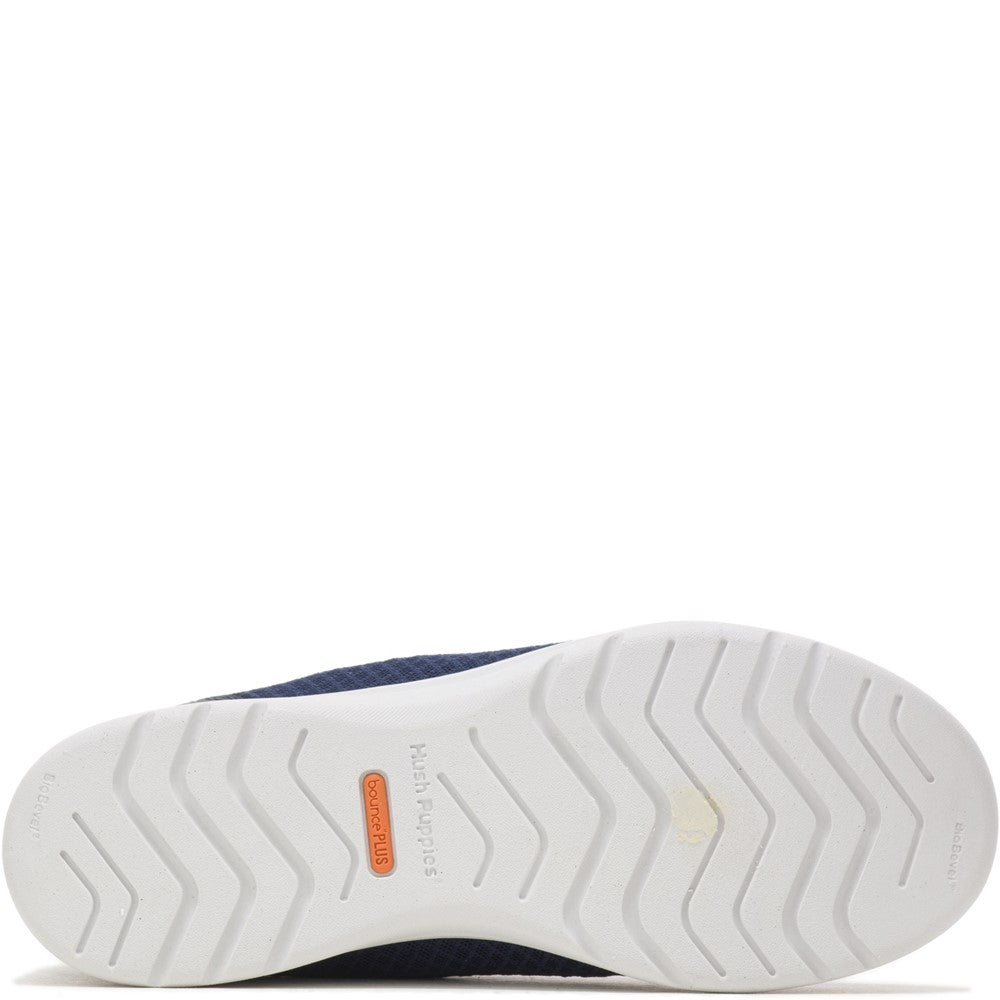 Ladies Sports Navy Blue Hush Puppies Good Shoe Lace