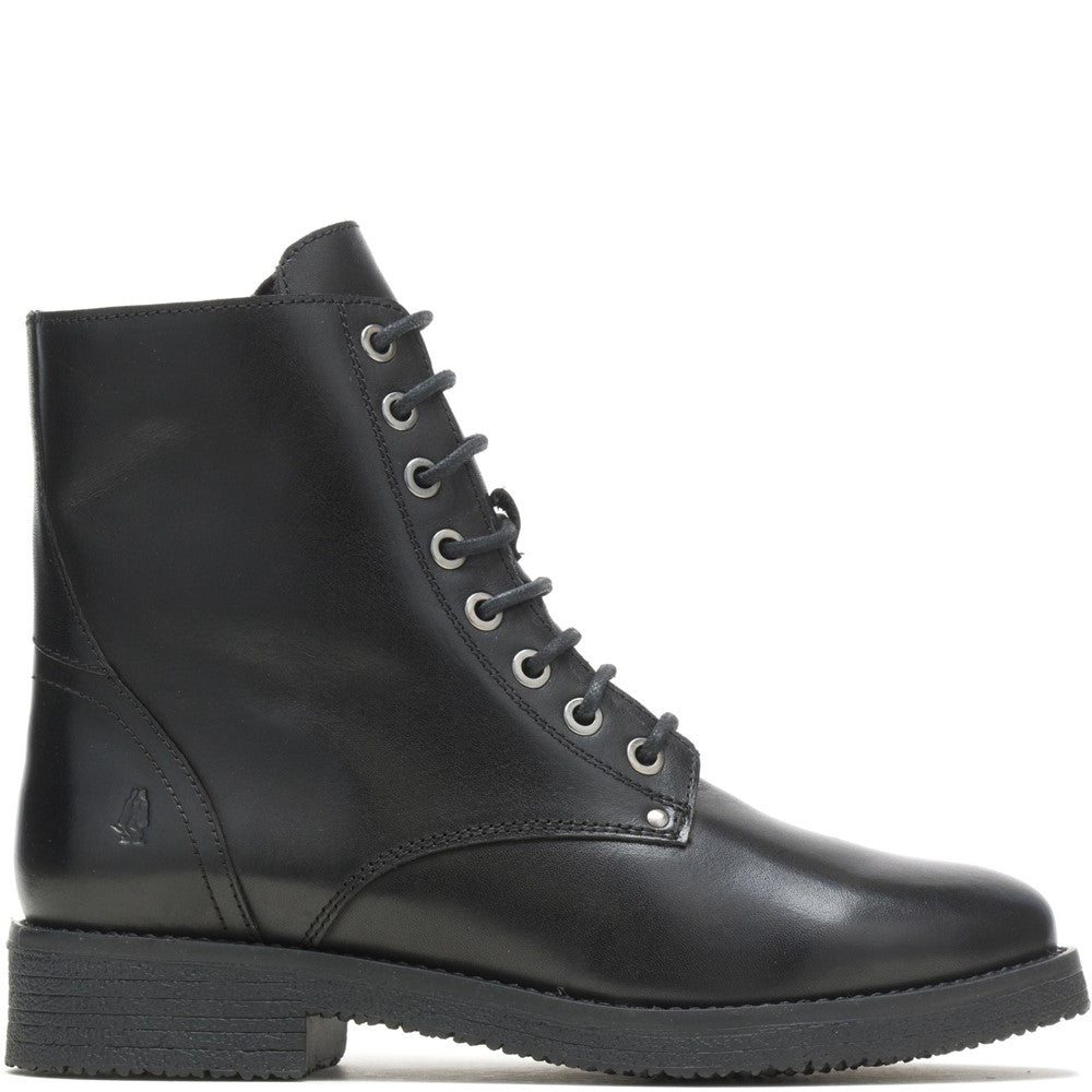 Ladies Ankle Boots Black Hush Puppies Betsy Lace Boot