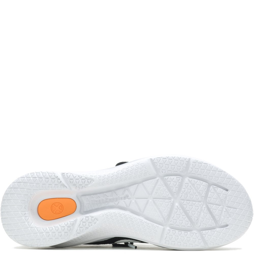 Ladies Sports Black/White Hush Puppies Spark Shoe