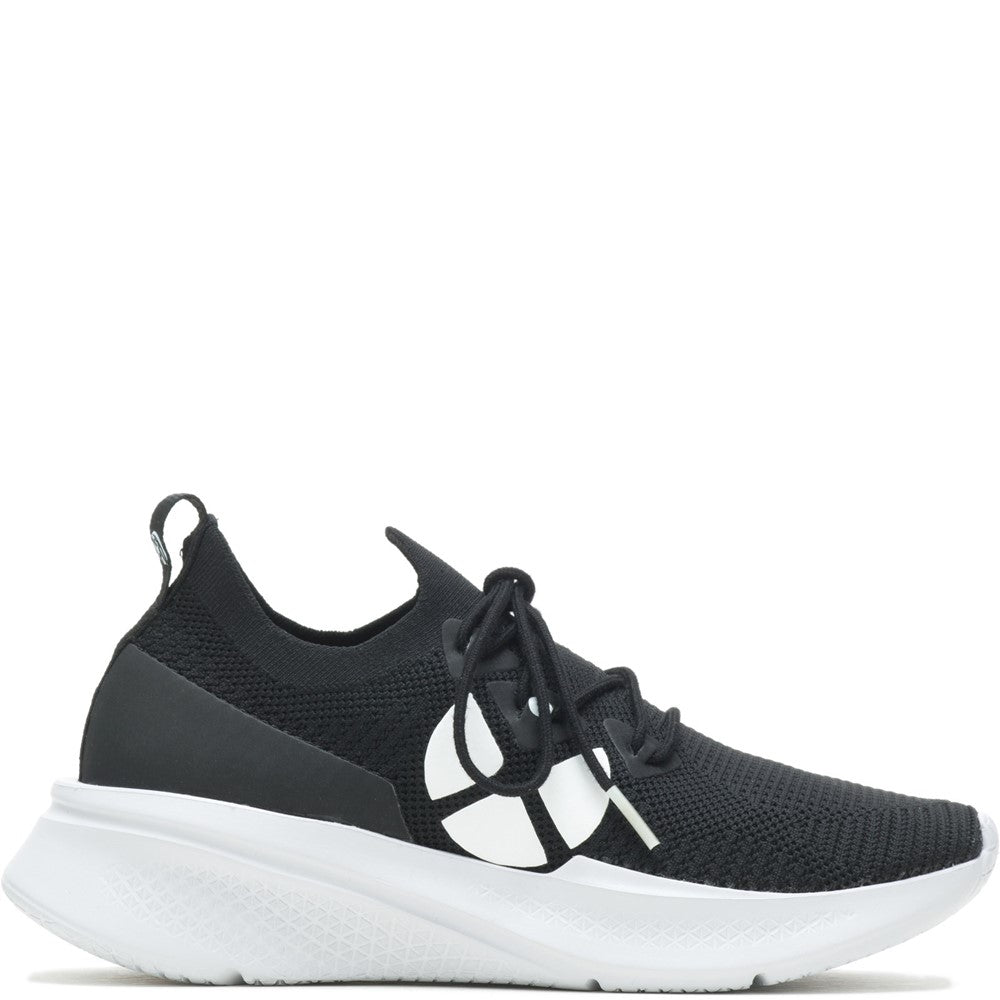 Ladies Sports Black/White Hush Puppies Spark Shoe