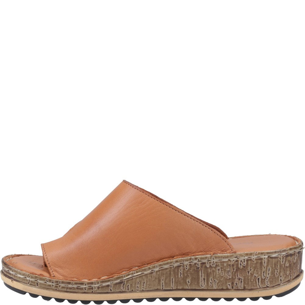Sandal Ladies Summer Tan Hush Puppies Elissa Toepost Sandal