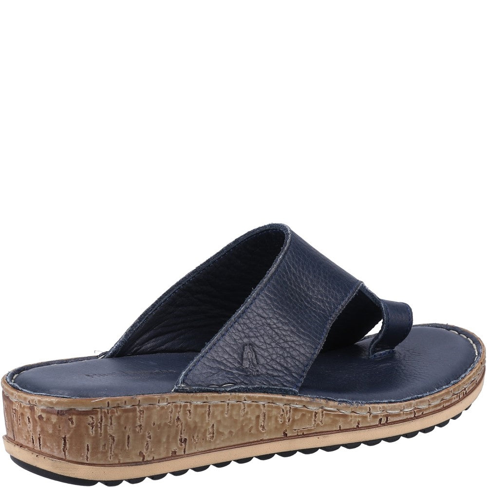 Sandal Ladies Summer Navy Hush Puppies Elissa Toepost Sandal