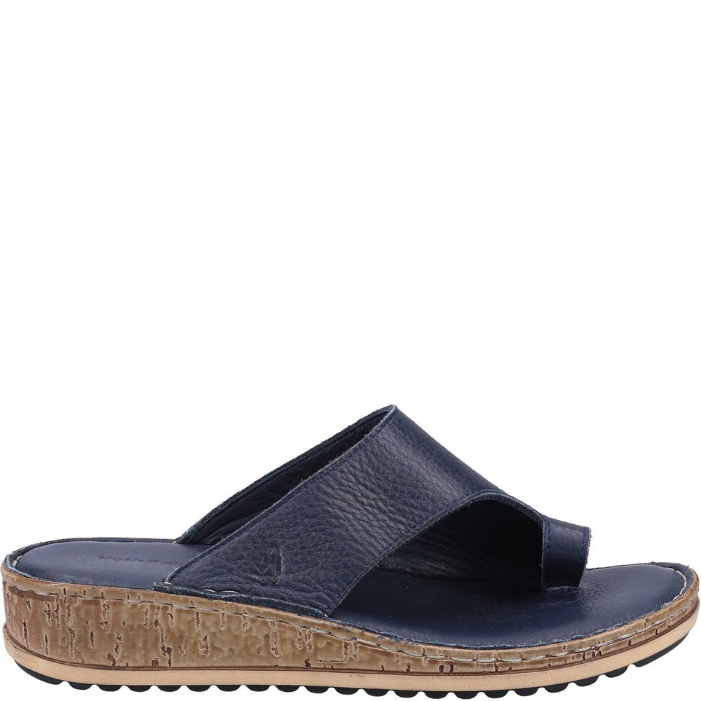 Sandal Ladies Summer Navy Hush Puppies Elissa Toepost Sandal