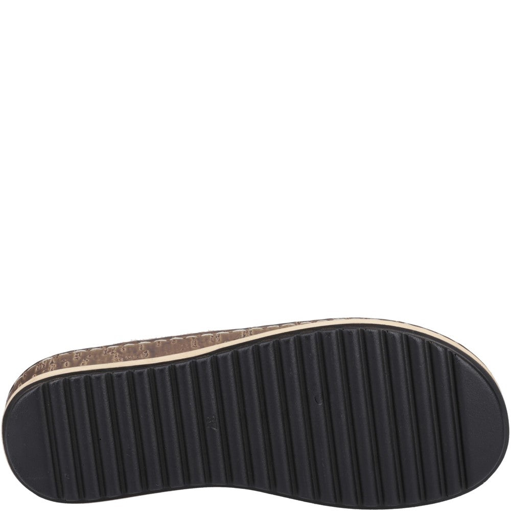 Sandal Ladies Summer Gold Hush Puppies Elissa Toepost Sandal