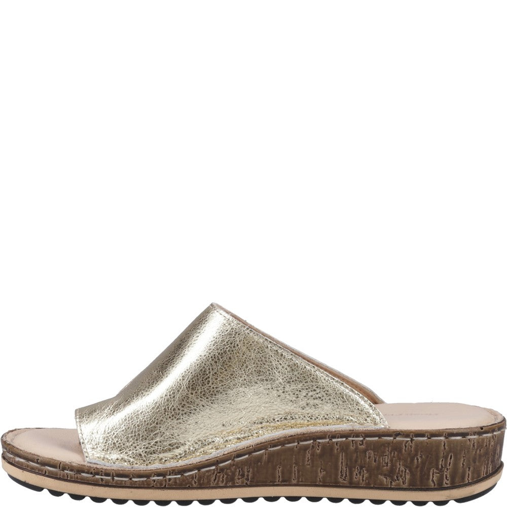 Sandal Ladies Summer Gold Hush Puppies Elissa Toepost Sandal
