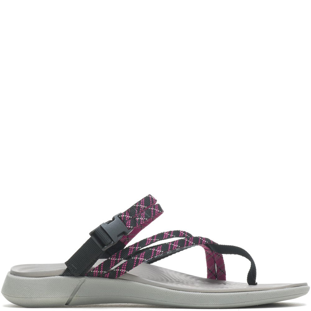 Sandal Ladies Summer Black Hush Puppies Good Toepost Sandal