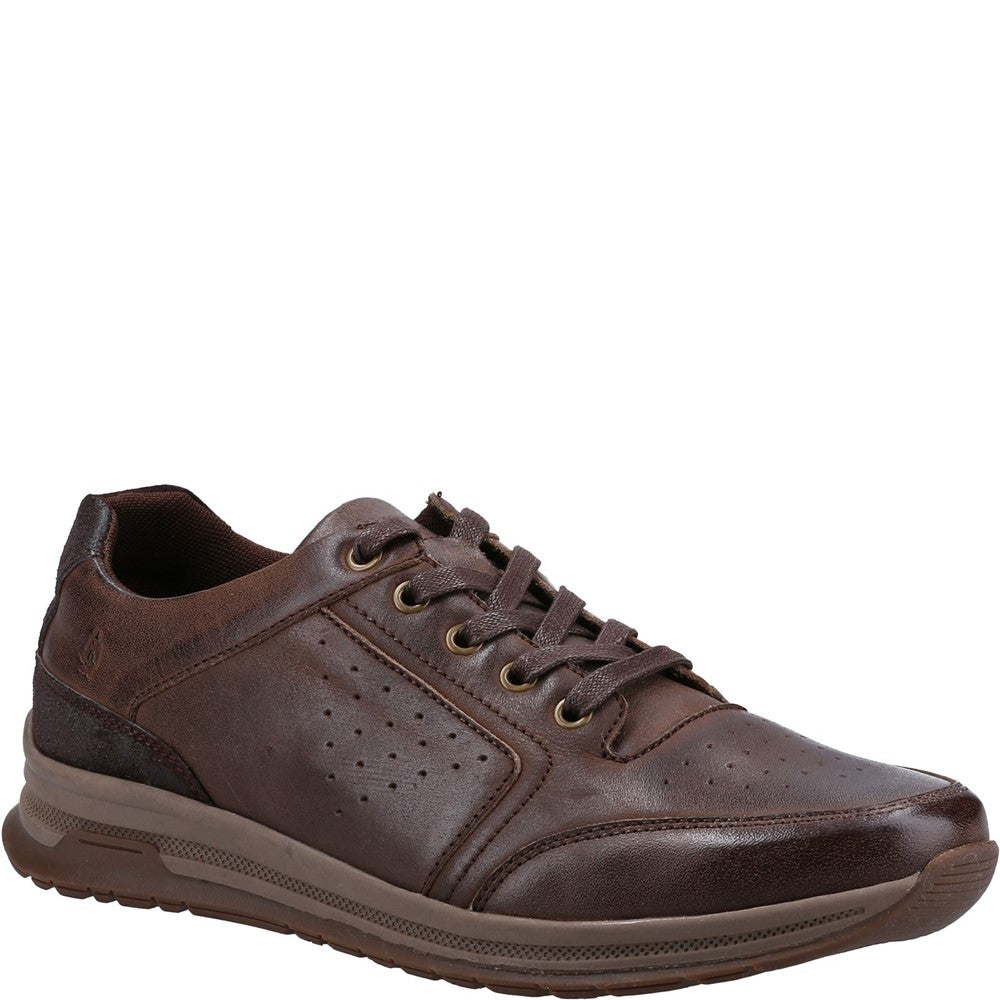 Mens Classic Lace Shoes Light Brown Hush Puppies Joseph Shoe
