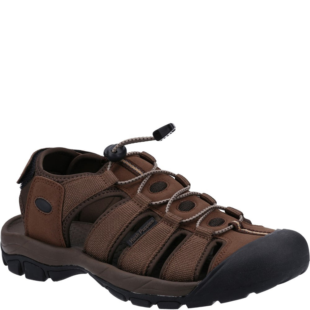 Sandal Mens Summer Brown Hush Puppies Peru Sandal