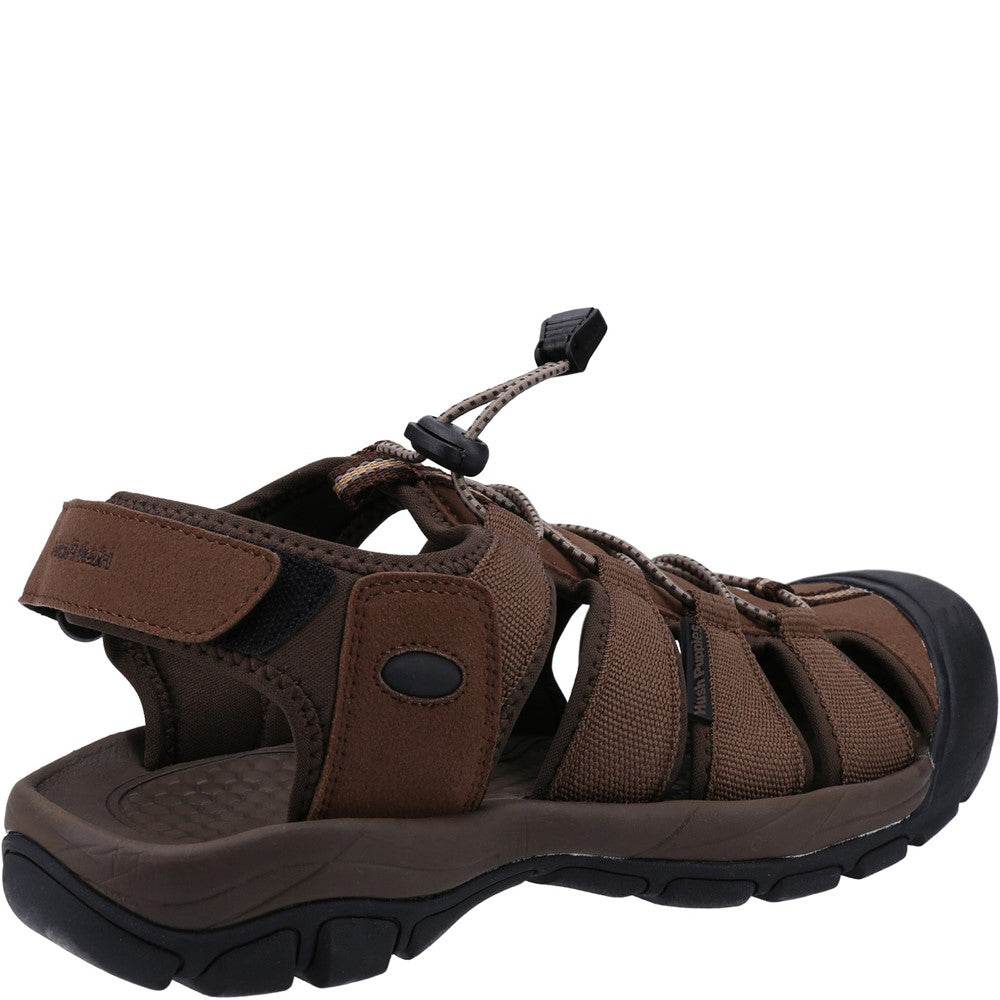 Sandal Mens Summer Brown Hush Puppies Peru Sandal