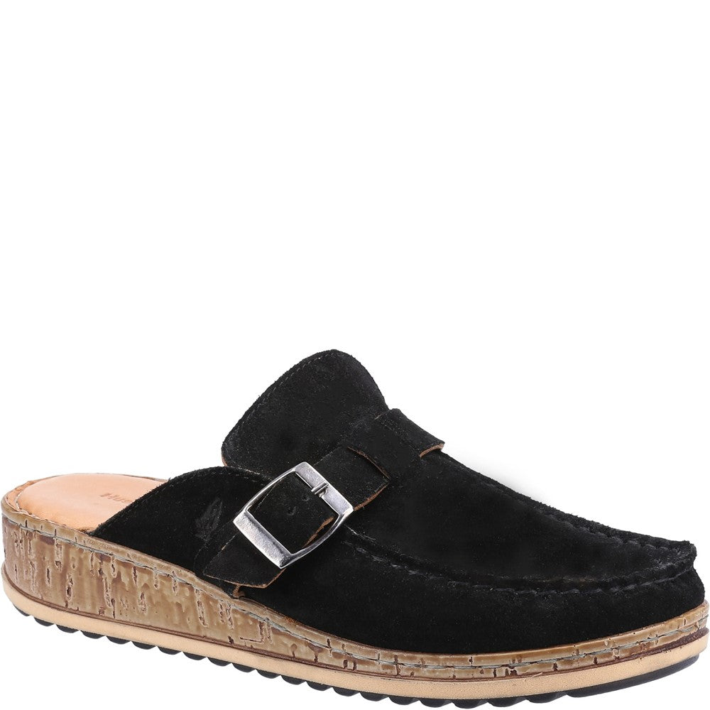 Sandal Ladies Summer Black Hush Puppies Sorcha Mule Sandal