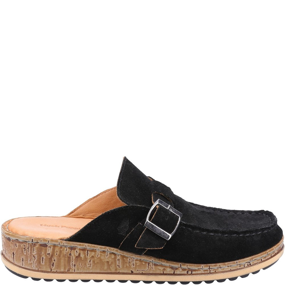 Sandal Ladies Summer Black Hush Puppies Sorcha Mule Sandal
