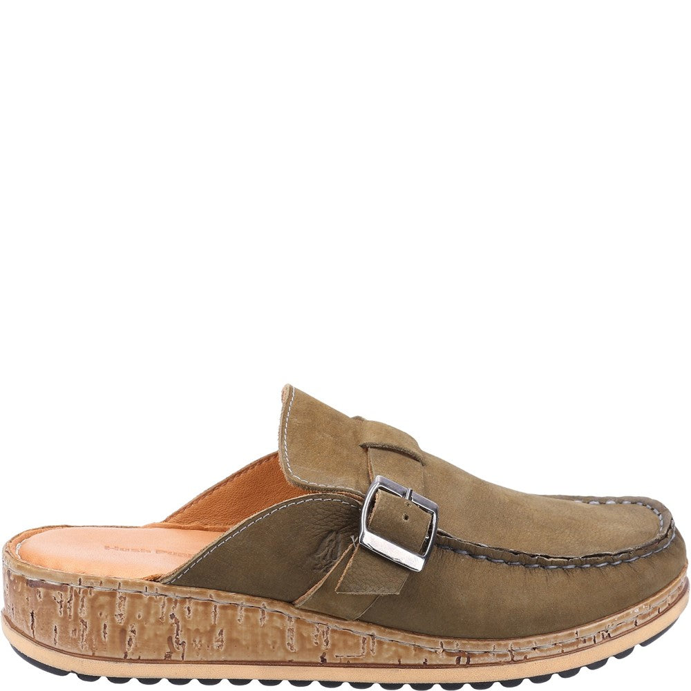 Sandal Ladies Summer Khaki Hush Puppies Sorcha Mule Sandal