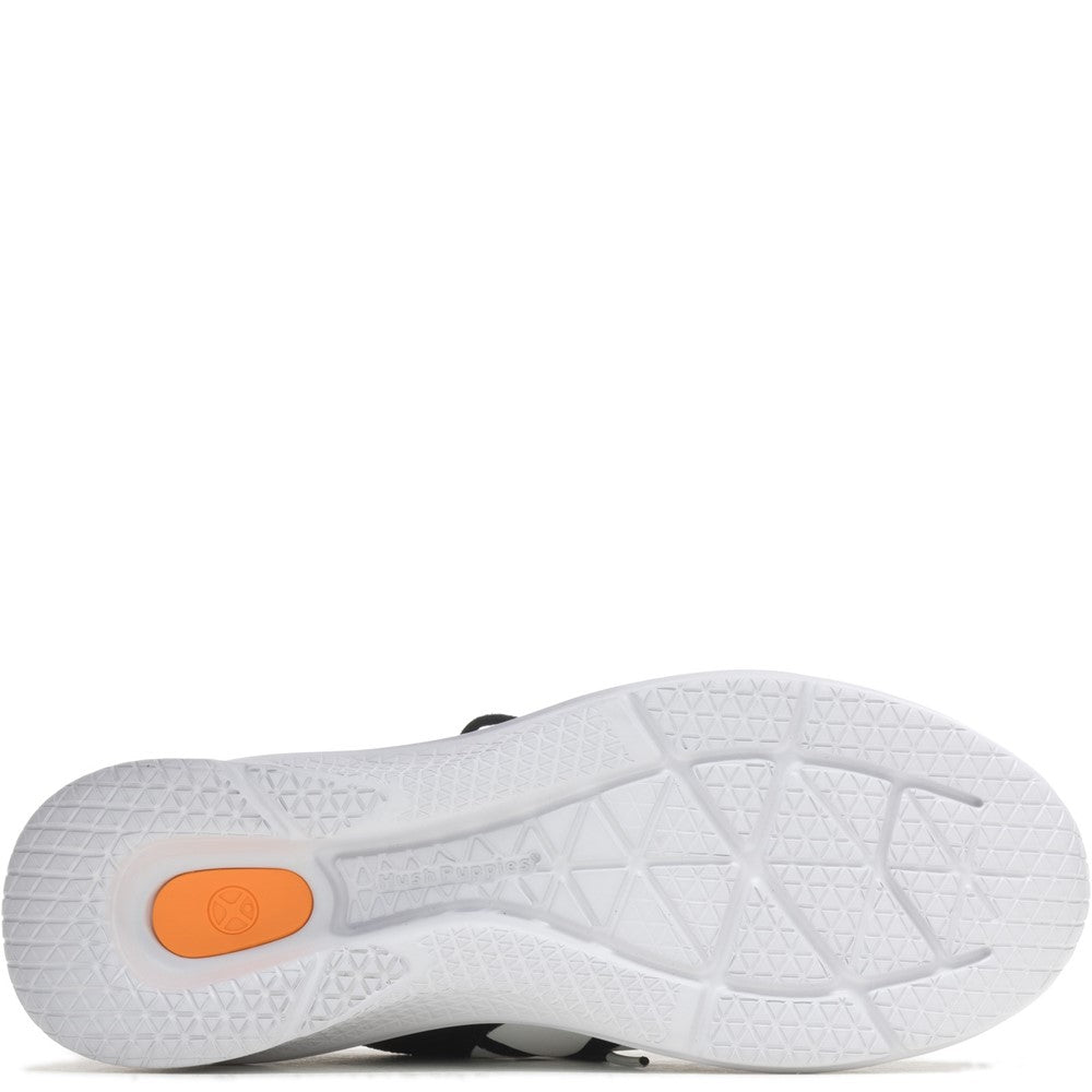 Mens Sports Black Hush Puppies Spark Shoe