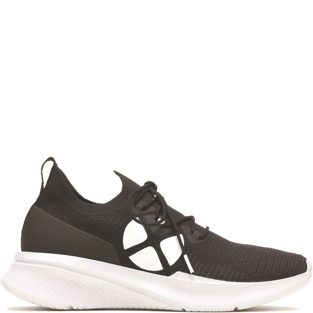 Mens Sports Black Hush Puppies Spark Shoe