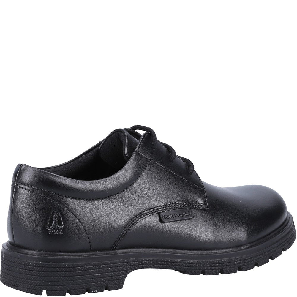 Girls BTS FLFR Black Hush Puppies Polly Junior