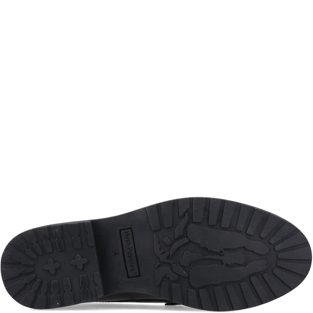 Slip On Ladies Shoes Plum Hush Puppies Verity Shoe