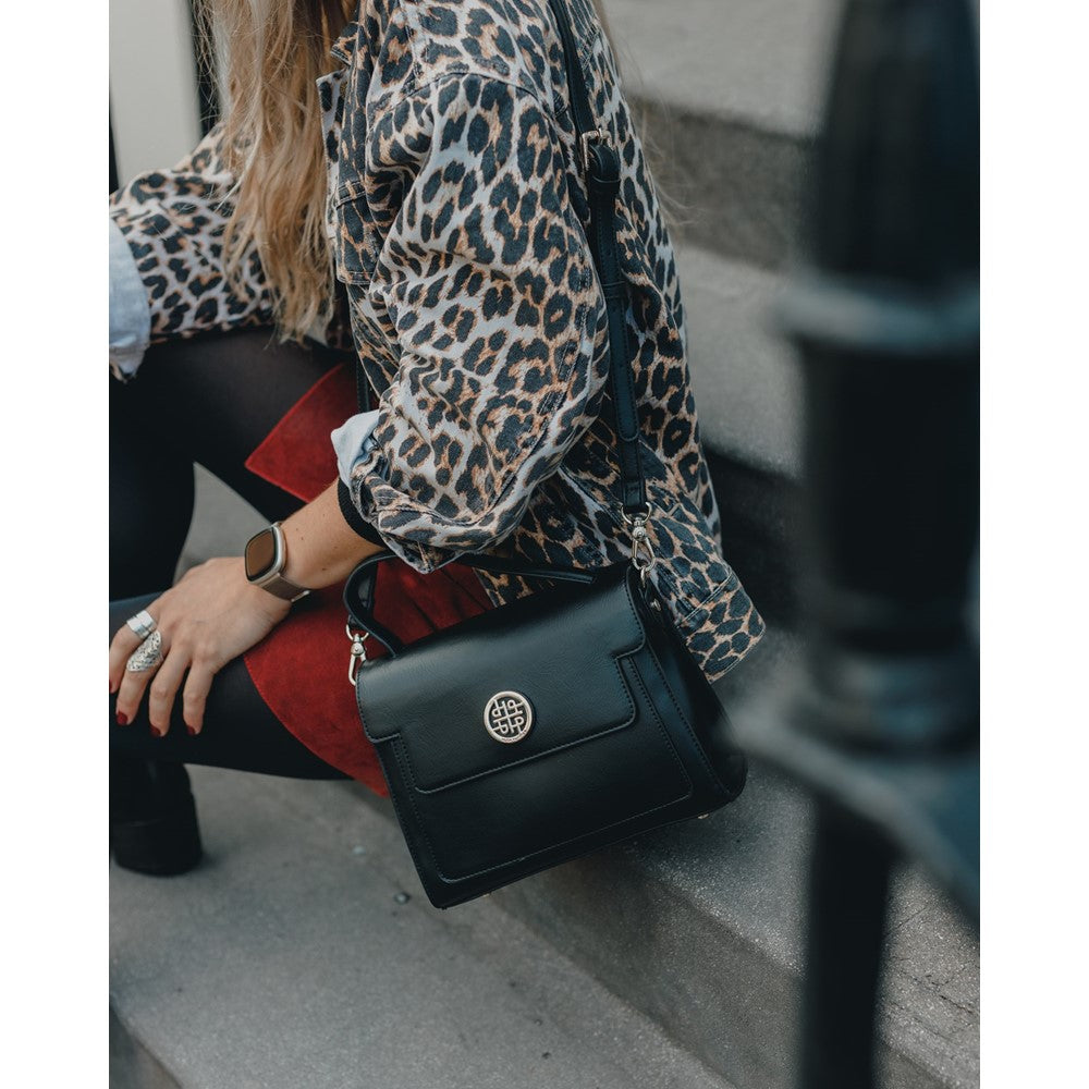 Hand Bags Black Hush Puppies Snow Top Handle Bag
