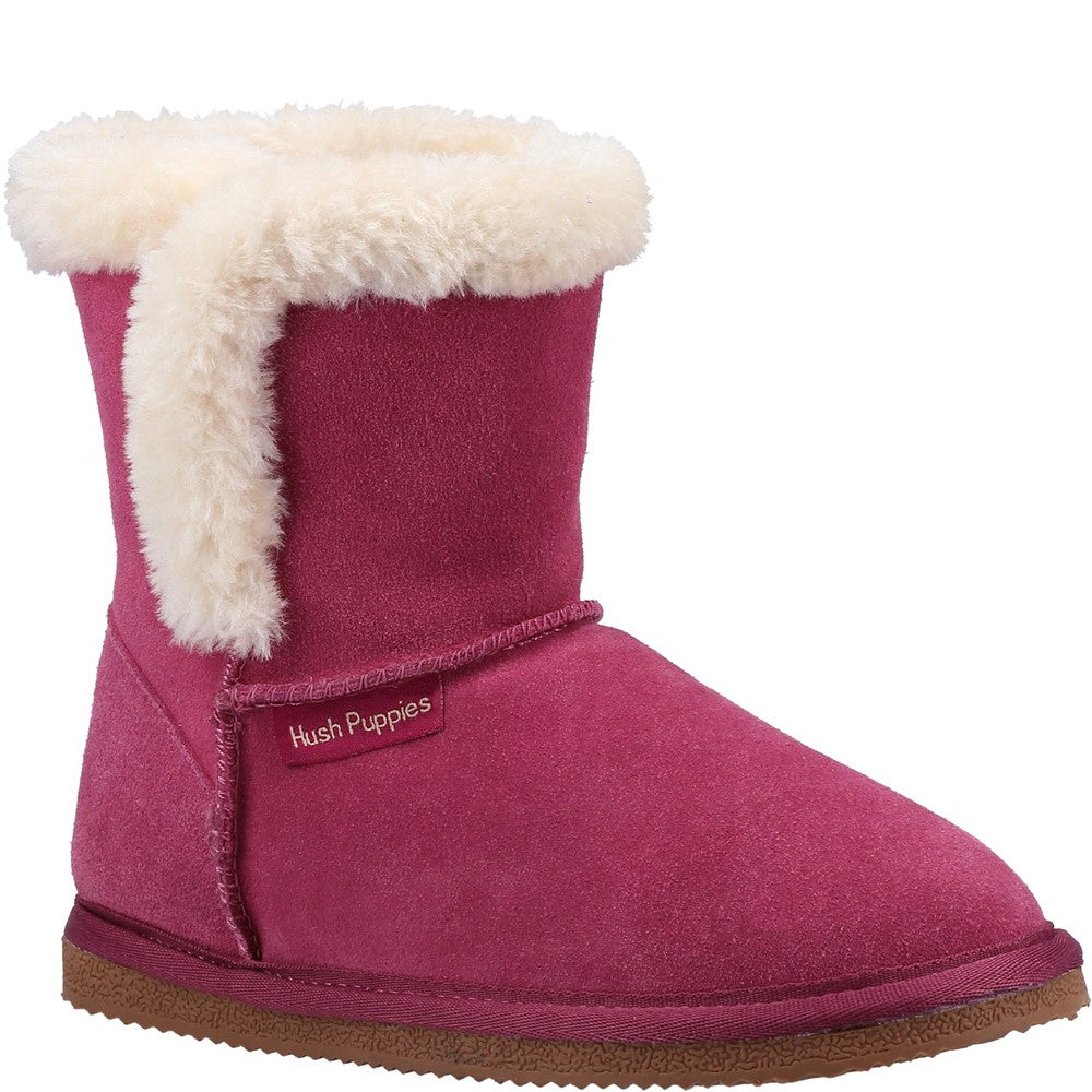 Childrens Slippers Rose Hush Puppies Ashlynn Slipper