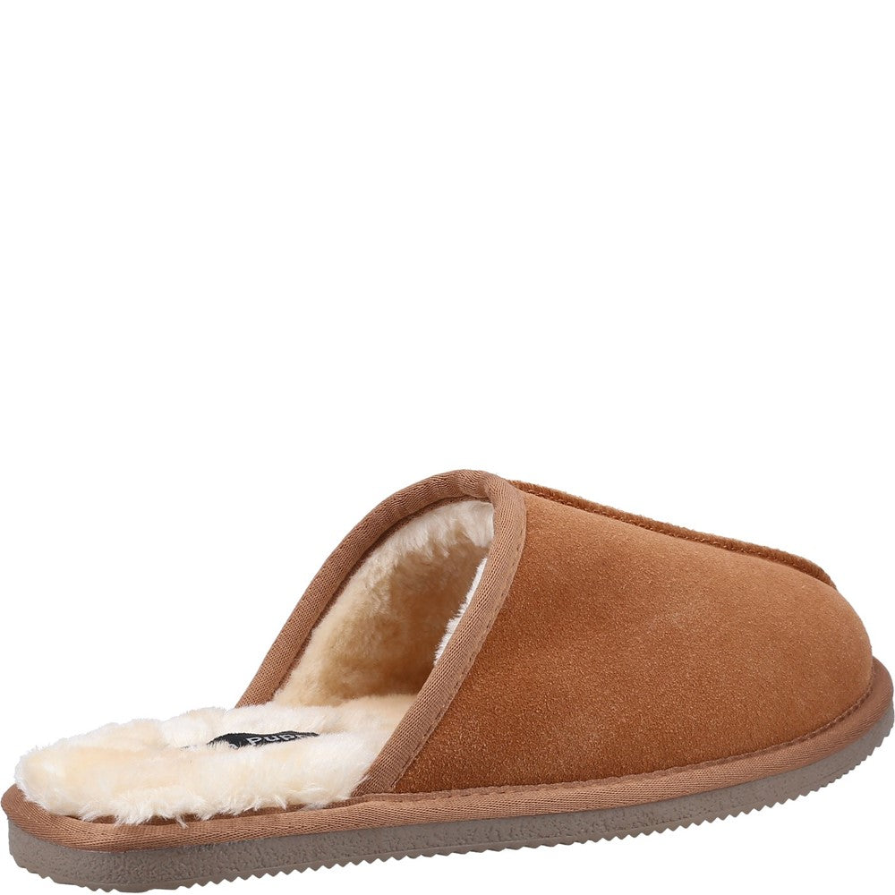 Classic Mens Slippers Tan Hush Puppies Coady Slipper