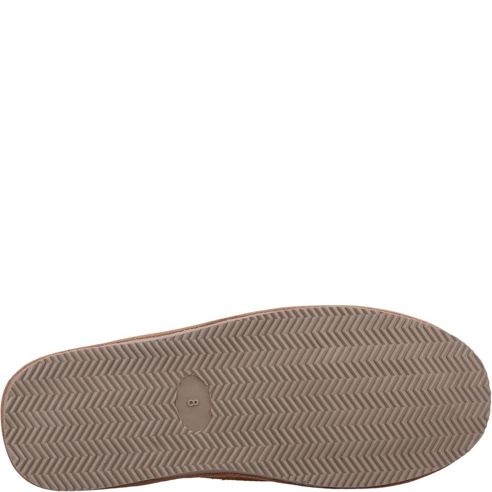 Classic Mens Slippers Tan Hush Puppies Coady Slipper