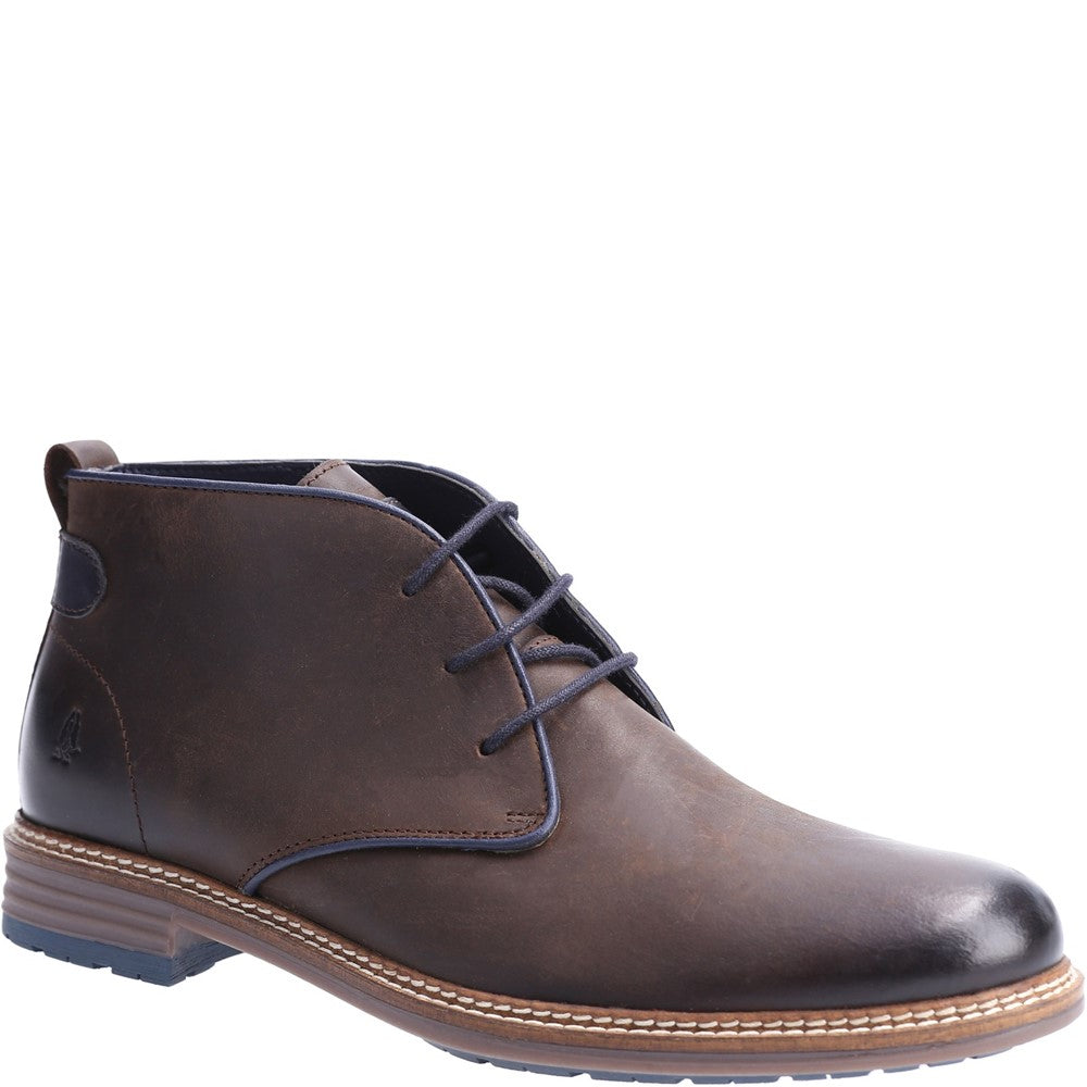 Mens Boots Brown Hush Puppies Jonas Chukka Boot