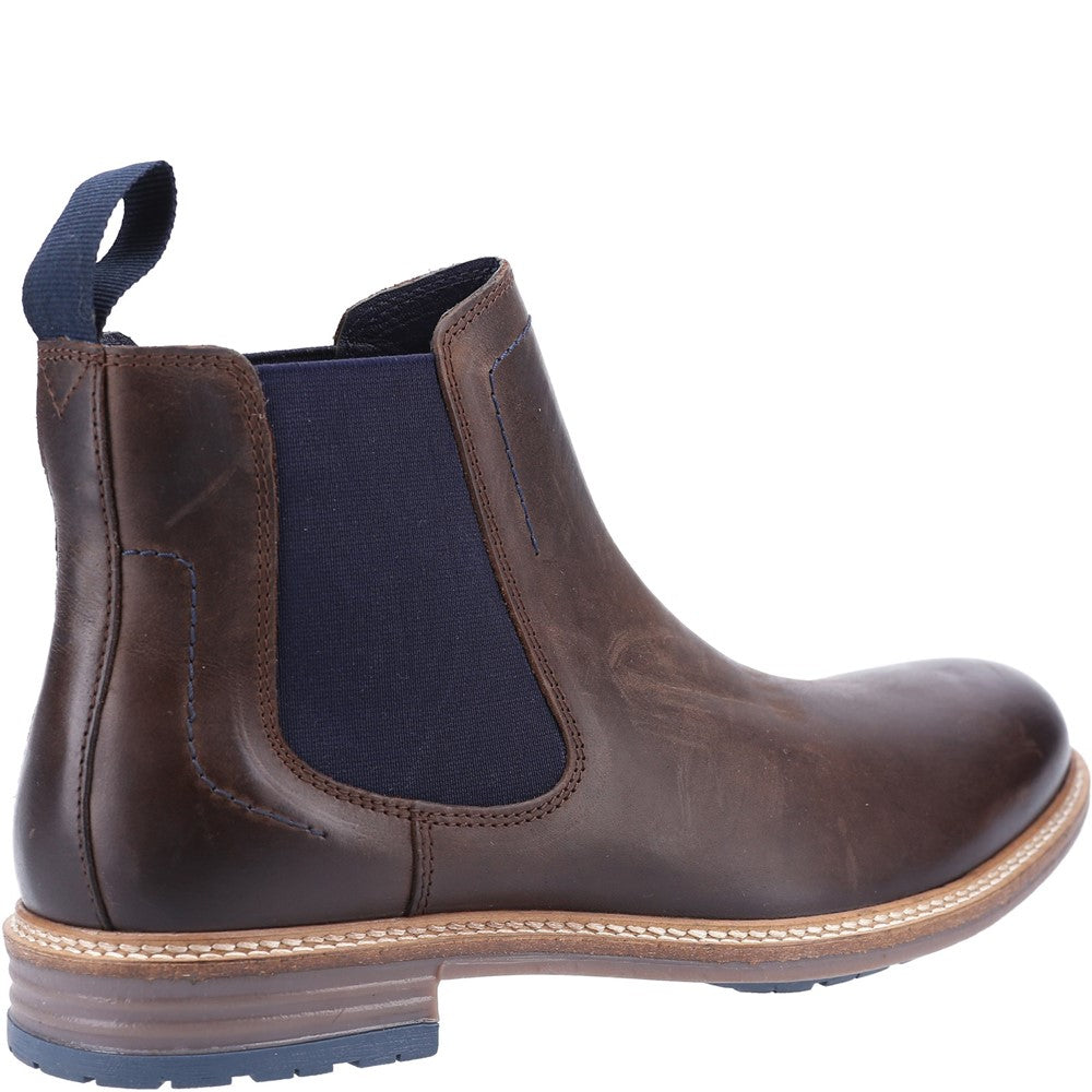 Mens Boots Brown Hush Puppies Justin Chelsea Boot
