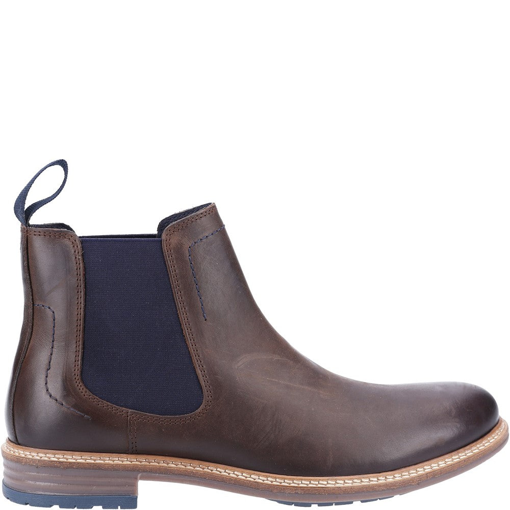 Mens Boots Brown Hush Puppies Justin Chelsea Boot